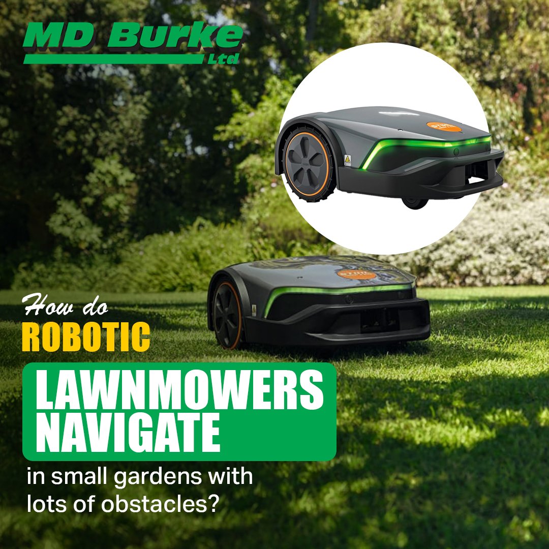Robotic Lawnmowers in Ireland Navigate in Small Gardens