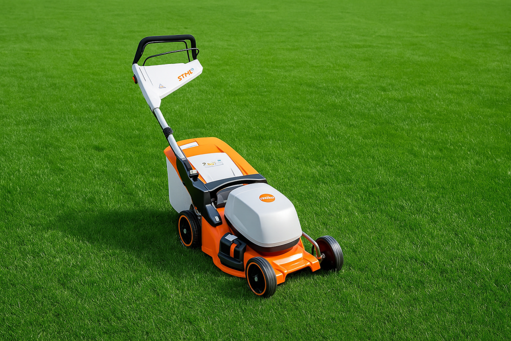 battery-powered lawnmowers in Ireland