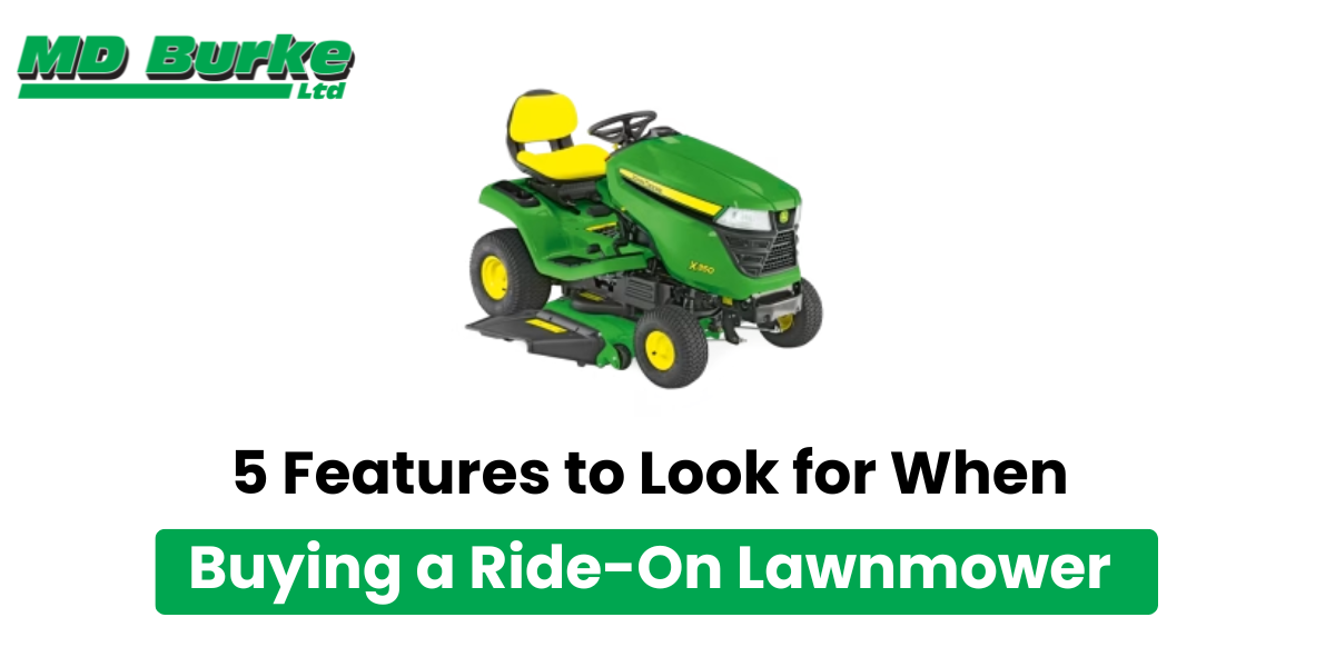 5 Features to Look for When Buying a Ride-On Lawnmower